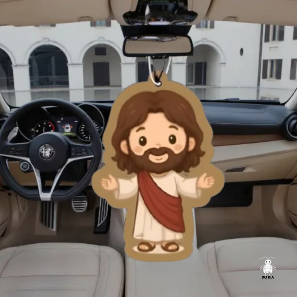 KIT 5/10/15 UNIDADES DE AROMATIZANTES PARA CARRO e AMBIENTE - JESUS - BARATÃO