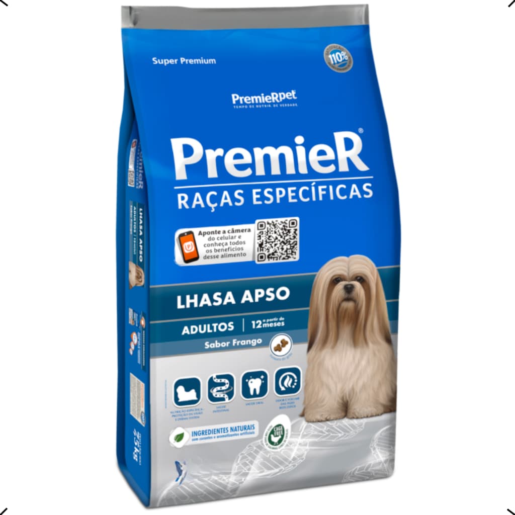 RAÇÃO PREMIER RAÇA ESPECIFICA LHASA APSO ADULTO 7,5KG
