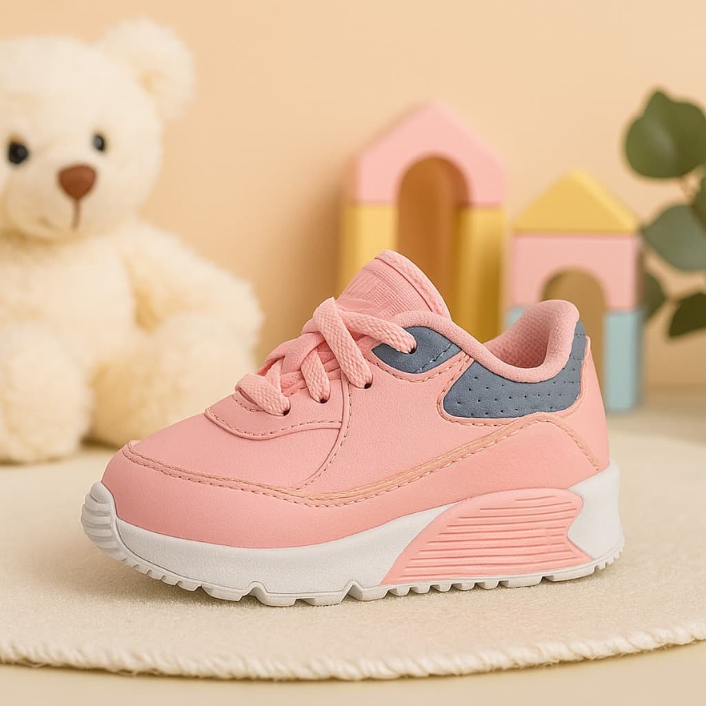 Tênis Baby Menina Confortável 18 ao 33 Fofo, Seguro e Macio