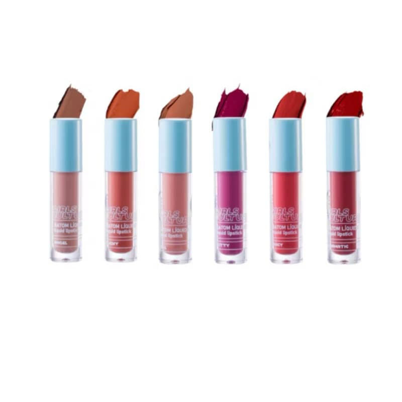 Batom Líquido Matte Ruby Rose Girls Culture HB L6204 – Longa Duração, Cores Vibrantes