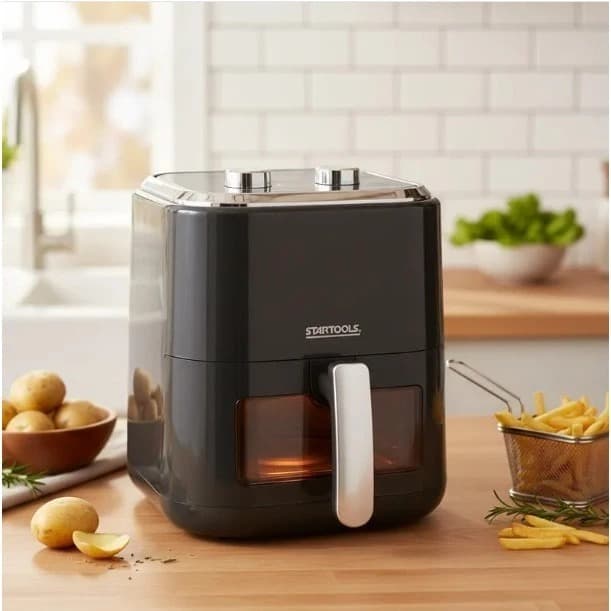 Fritadeira Elétrica Air Fryer Sem Óleo Preto 220V - 5 Litros Air Frier