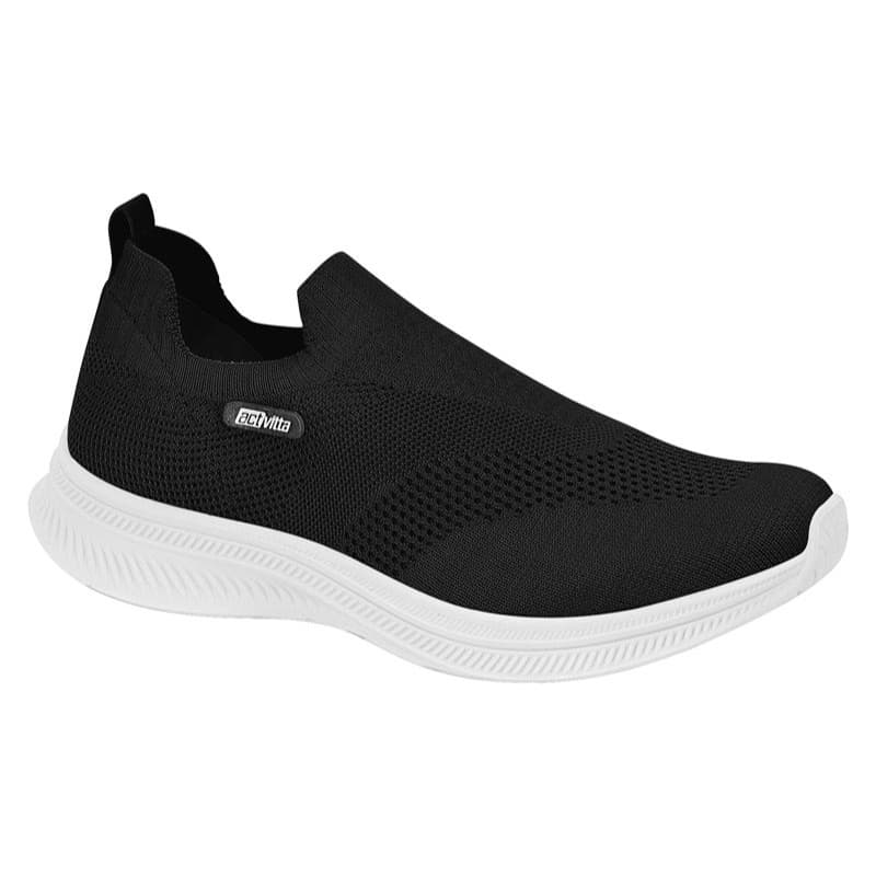 Tênis Feminino Calce Fácil Meia Beira Rio Actvitta Original Esporte Knit Conforto Academia Caminhada