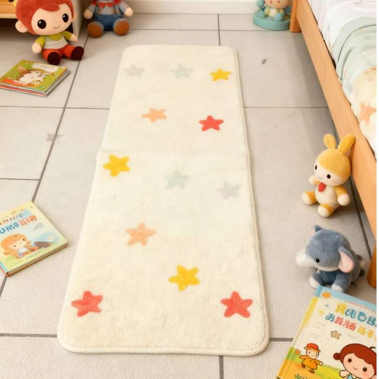 Tapete macio e antiderrapante para sala de estar, quarto, corredor, tapete decorativo essencial para a vida doméstica