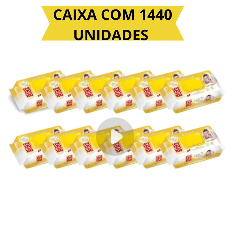 Lenço Umedecido Upa Bebê Premium 120 un – Toalha Umedecida Bebê Hipoalergênica