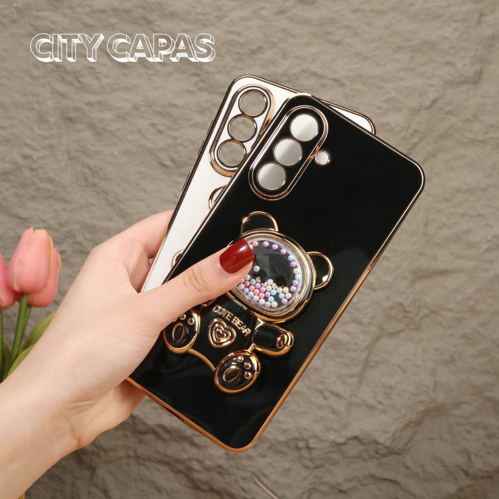 City Capas – Capinha Galaxy A57 A37 A17 A07 A56 A36 A26 A16 A06 M56 M36 M16 M53 M33 M23 M32 M12 Suporte Urso