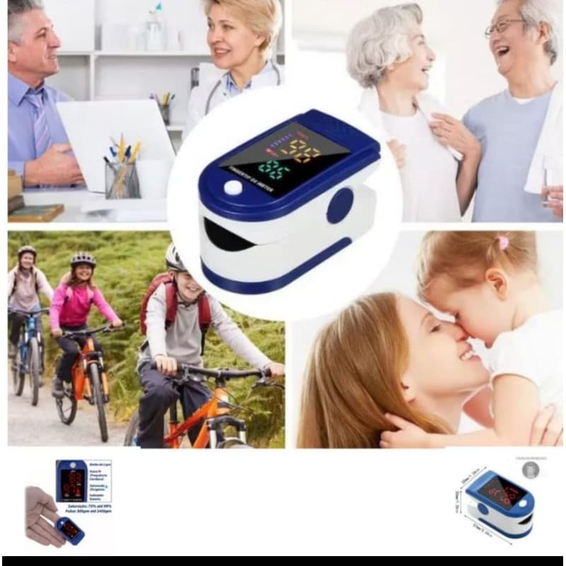 Oximetro digital Original De Dedo pulsoAparelho De Medicao Saturacao batimento cardiaco