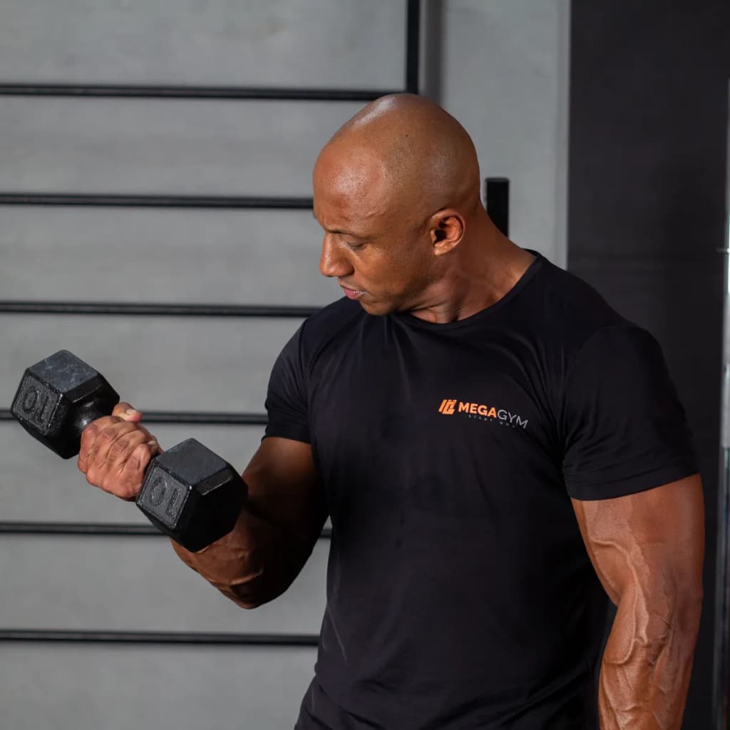 Halter Sextavado Pintado 1 ao 10 Kg Treino em Casa Musculação Academia Crossfit Funcional