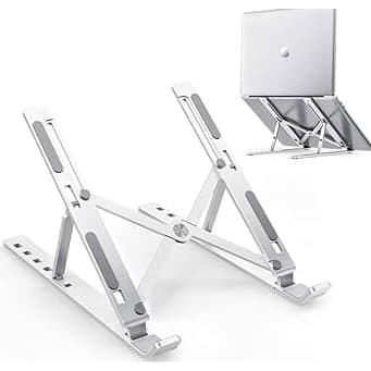 DAGUAN Suporte Para Notebook Base Dobrável de Alumínio Ergonômico Ajustável Fino Portátil Com Estojo