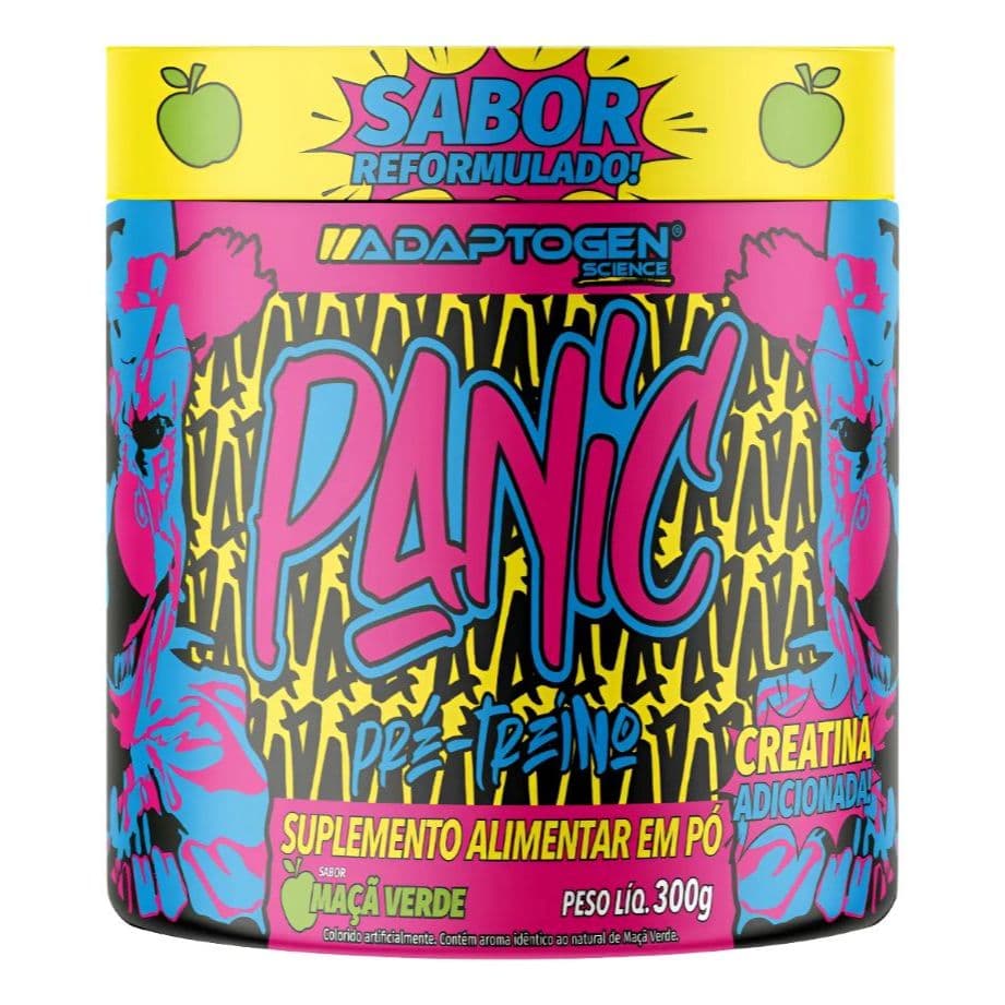 Panic Pré-Treino Cafeína 400mg da Adaptogen Science