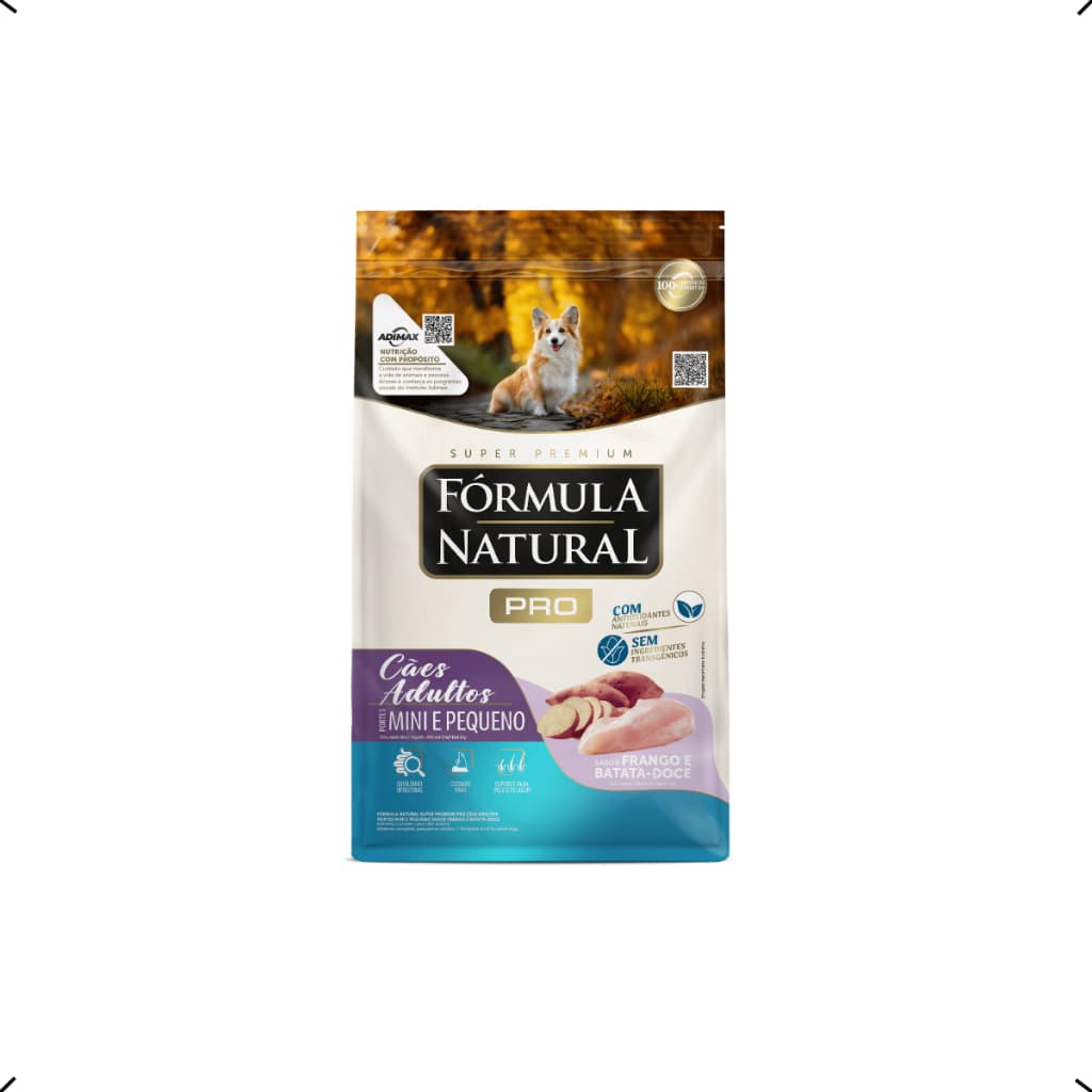 RAÇÃO FORMULA NATURAL PRO ADULTO MINI E PEQUENO 20KG