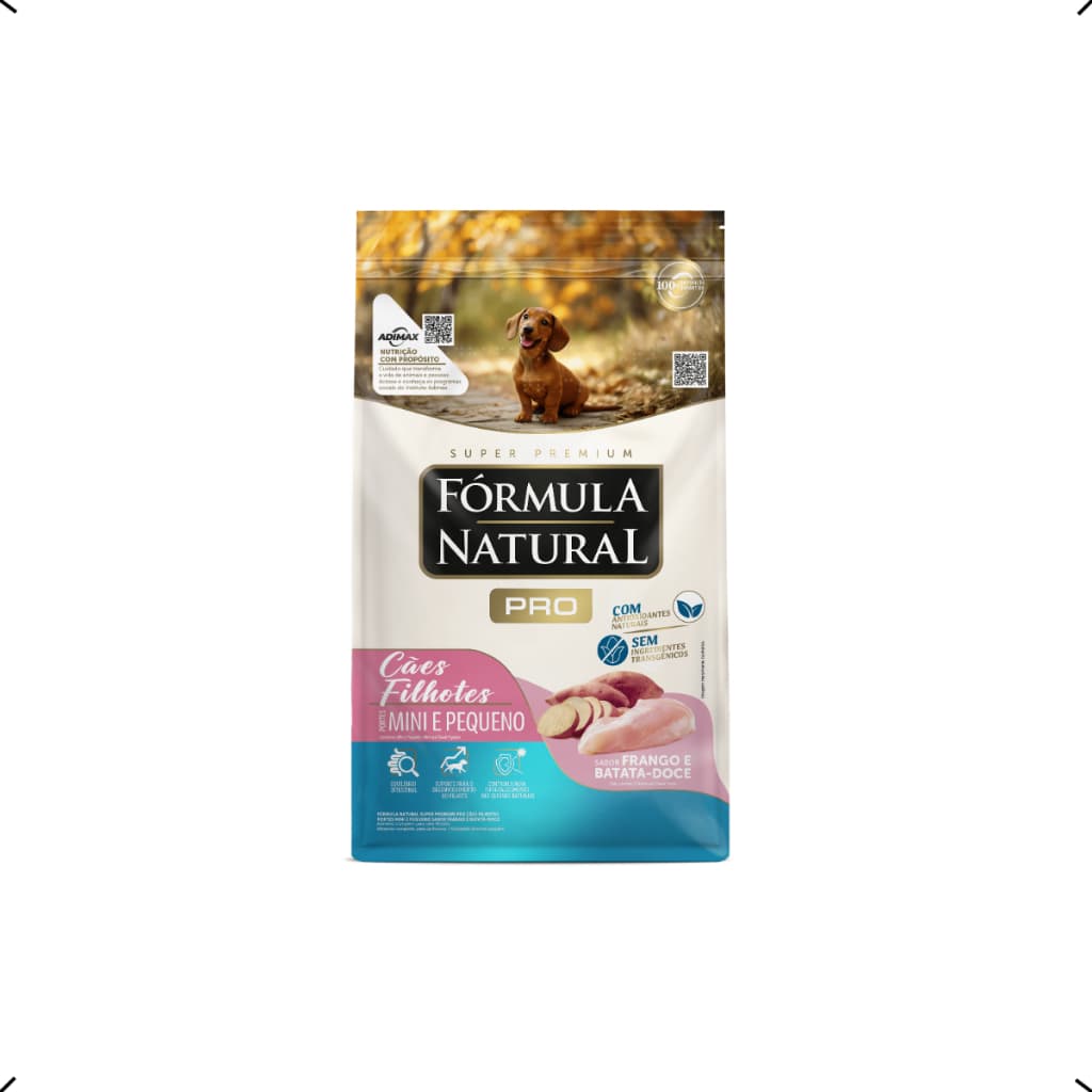 RAÇÃO FORMULA NATURAL PRO FILHOTE MINI E PEQUENO 15KG