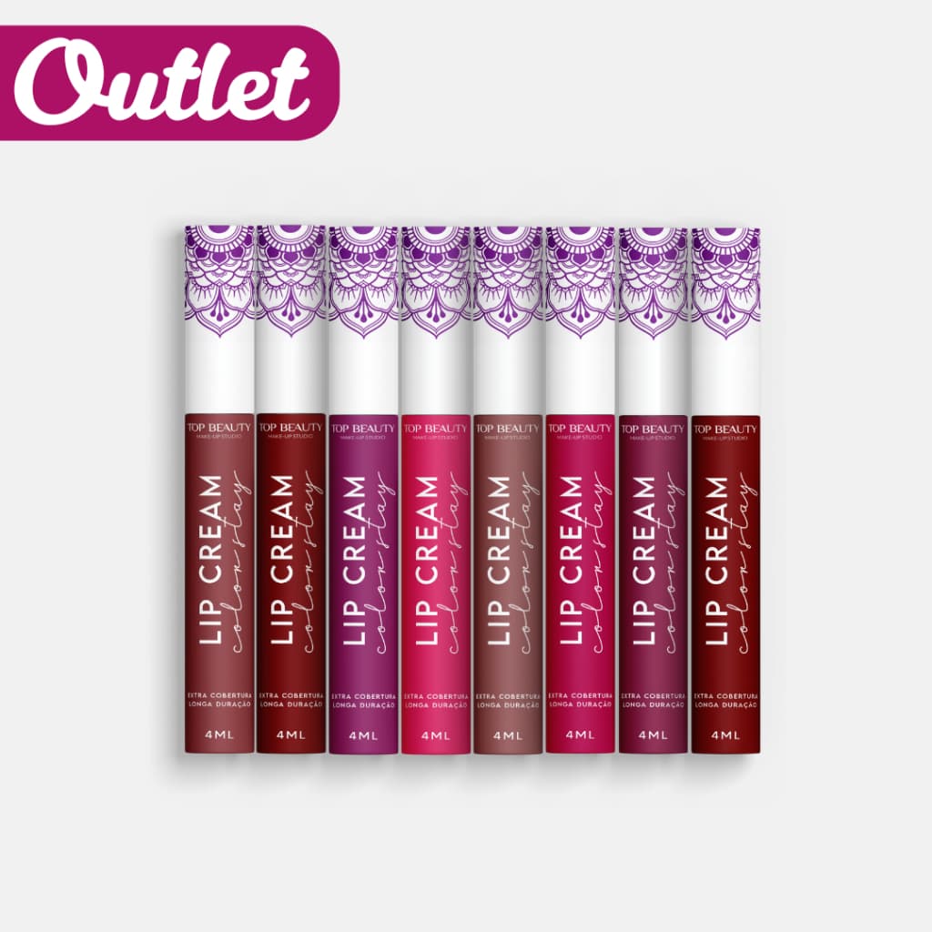 Batom Líquido Matte Lip Cream Color Stay 4ml - Top Beauty