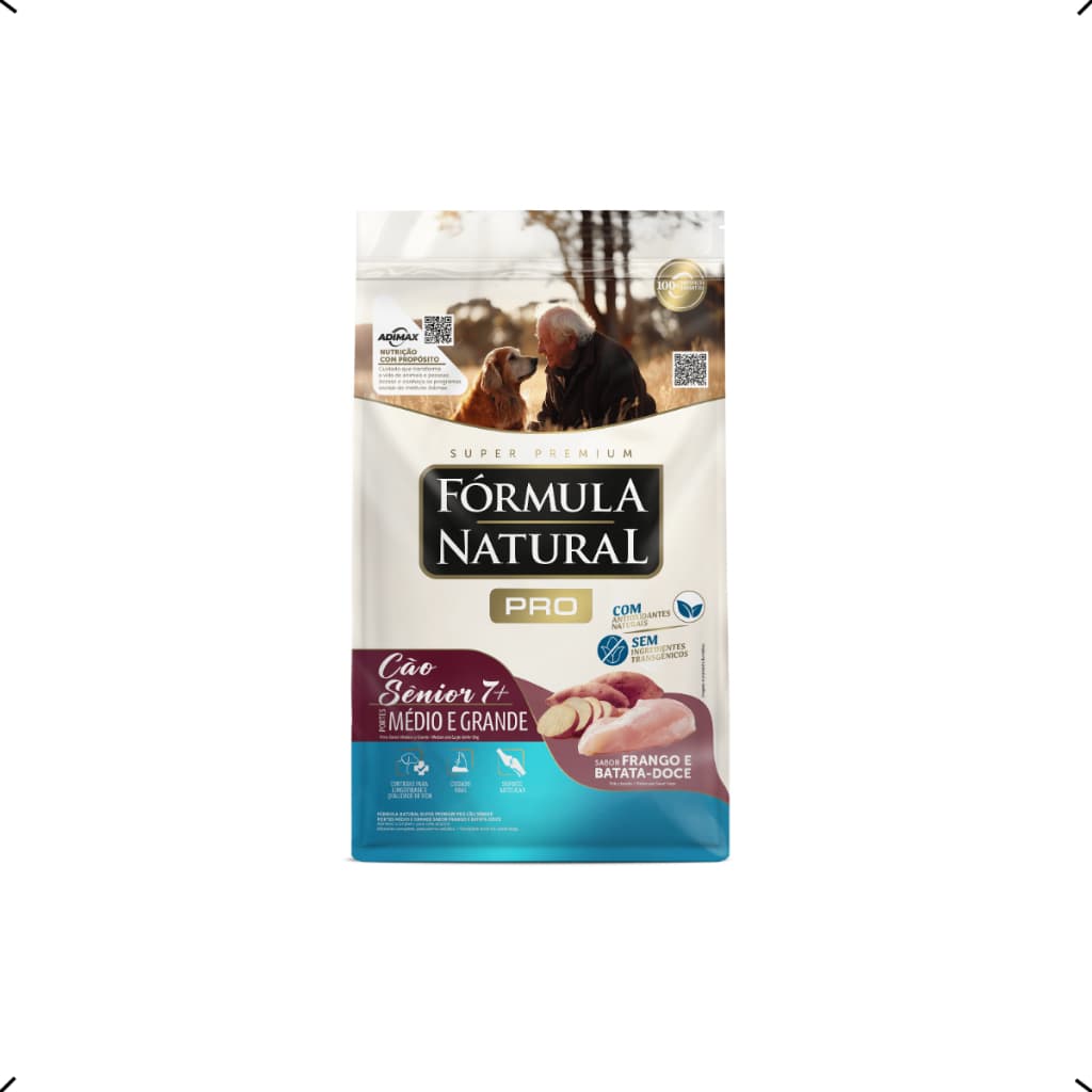 RAÇÃO FORMULA NATURAL PRO SENIOR MEDIO E GRANDE 15KG