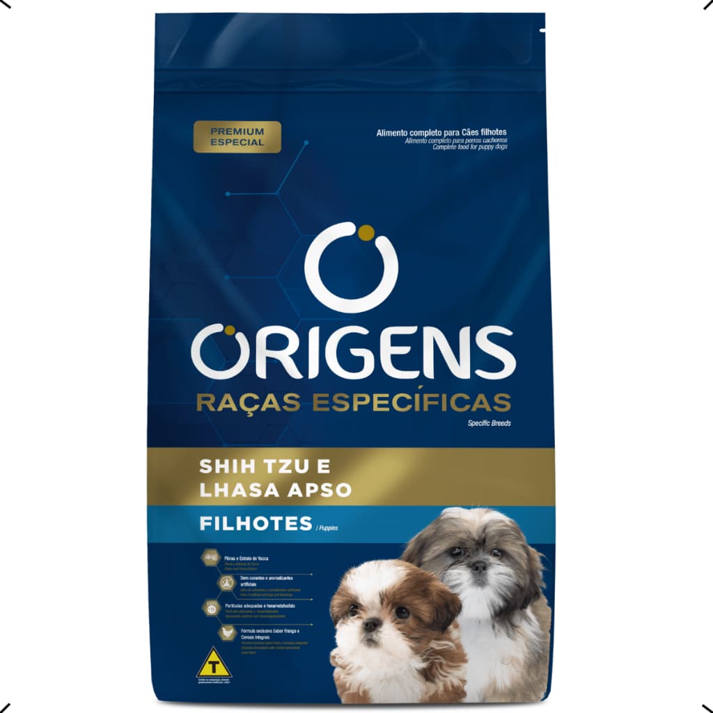 RAÇÃO ORIGENS SHIH TZU E LHASA APSO FILHOTE 10KG