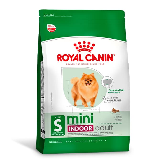 Ração Royal Canin Mini Indoor Adulto Para Cachorros Pequeno Porte 7,5 KG