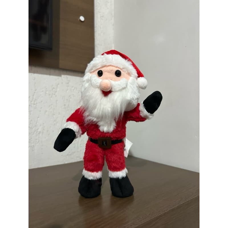 Pelúcia Articulada - Papai Noel - Pelúcia De Natal Papai Noel Articulado - BR MACHINE
