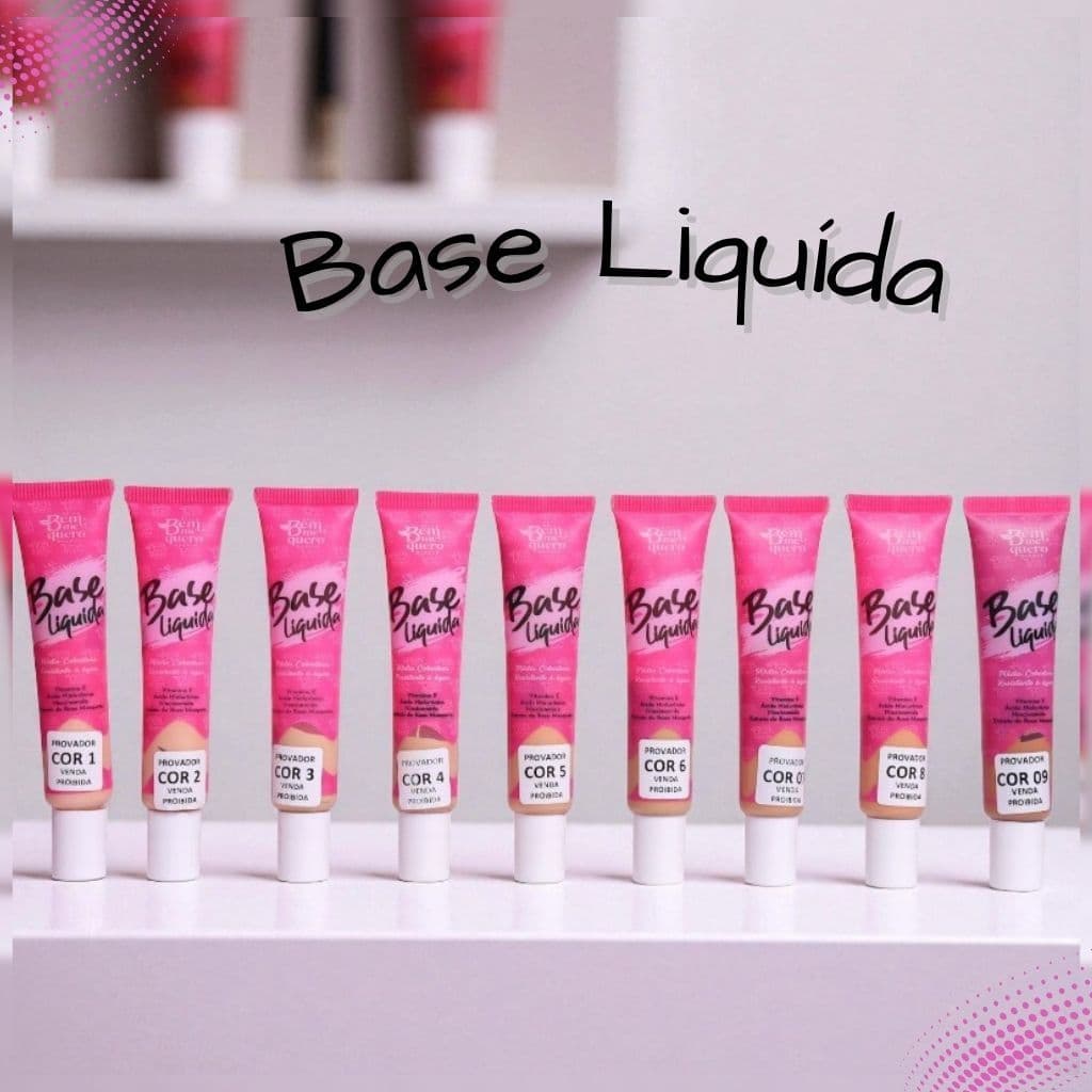 Base Liquida Cobertura Média Acabamento Natural Resistente