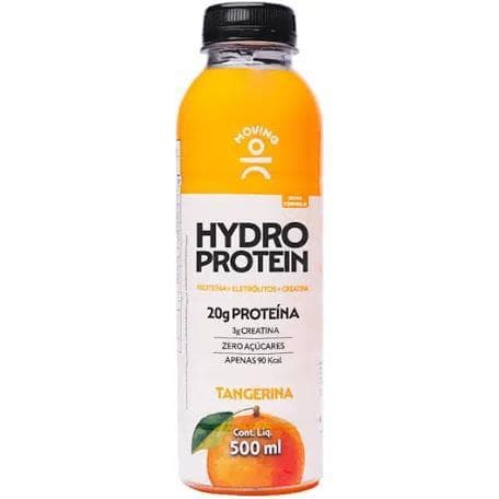 Isotônico Hydro Protein Moving 20g Proteina - Sabor Tangerina 500ml - Zero Açucares