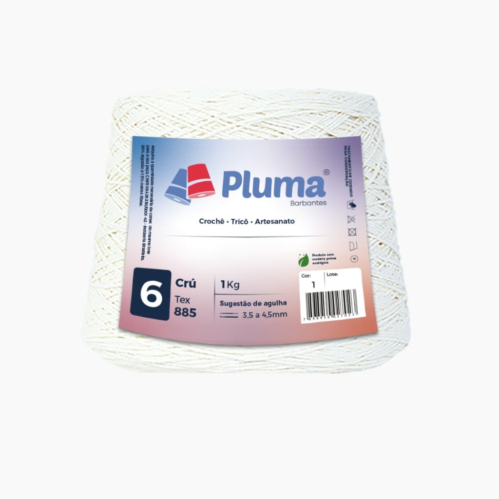 Barbante Cru Nº6 1Kg Nº8 Macio E Resistente Para Crochê Tricô Tapetes E Decoração Mais Vendido Kit