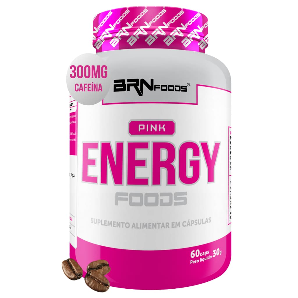 Pré Treino Pink Energy Foods 60 e 120 Cáps – BRNFOODS