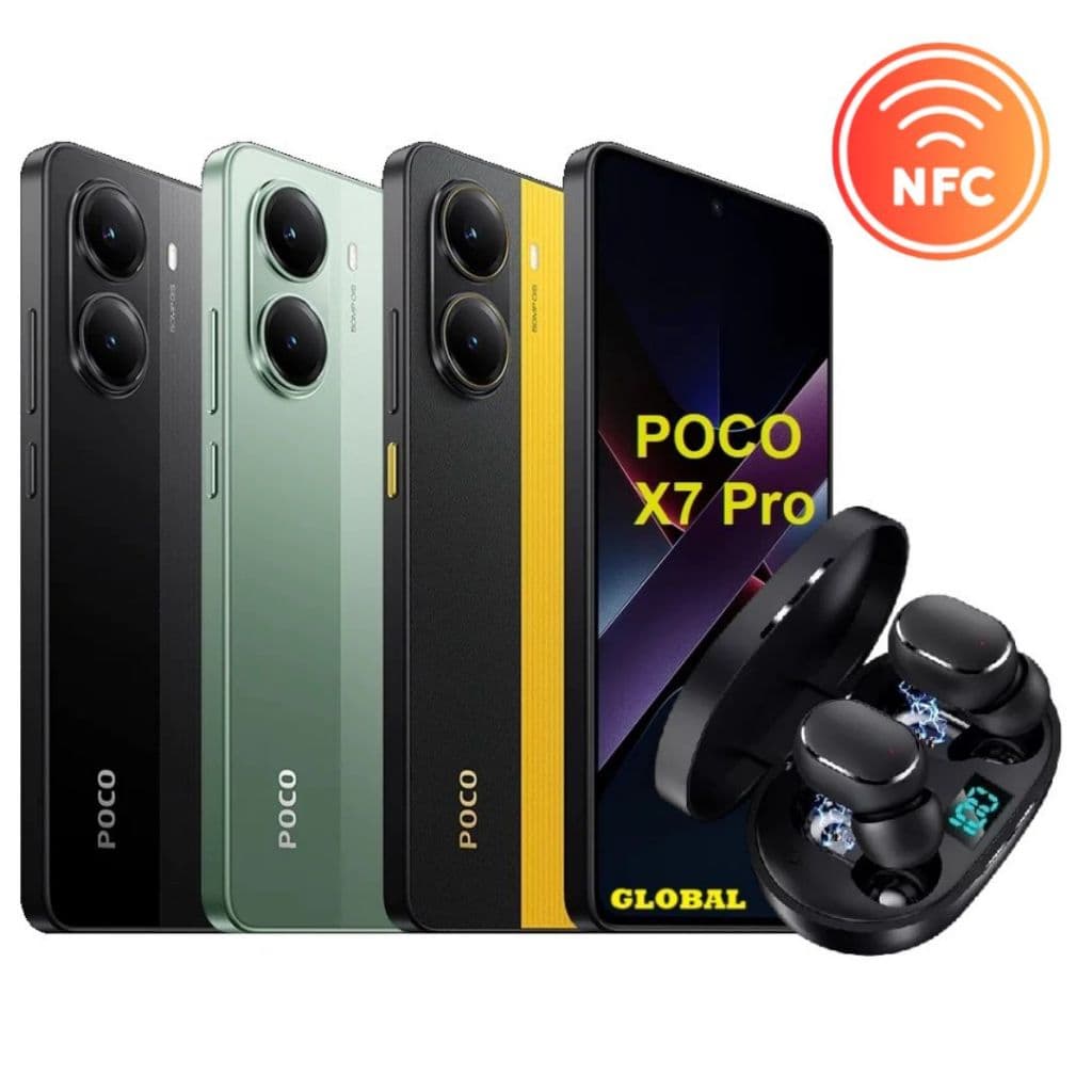 Celular Xiaomi Poco X7 Pro 5G NFC 512GB/12 Ram Versão Global e 256GB/ 8GB RAM Smartphone Câm 64MP + FONE