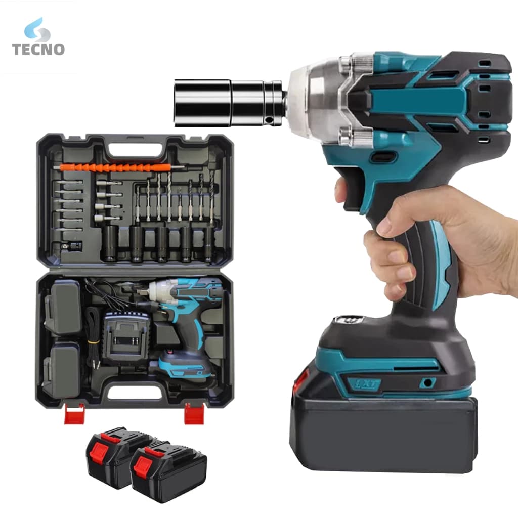 Chave De Impacto Parafusadeira Furadeira 02 Baterias 48vTECNO SHOP BR