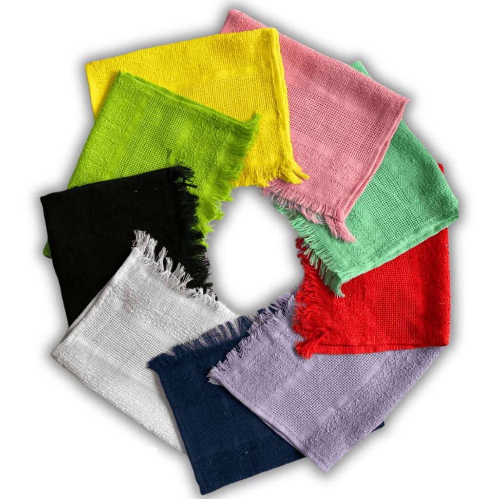 Kit 10 Toalhinhas De Mão Social Escolar Bordar Bebê 21x33cm