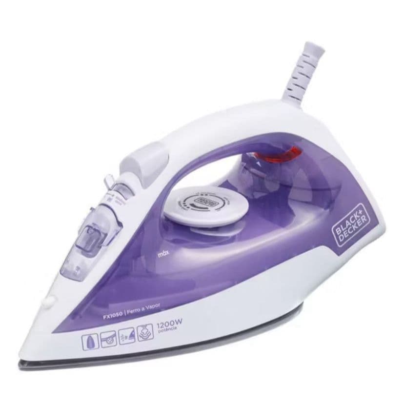 Ferro Passar Roupa A Vapor E Seco 220v Roxo FX1000 Black Decker