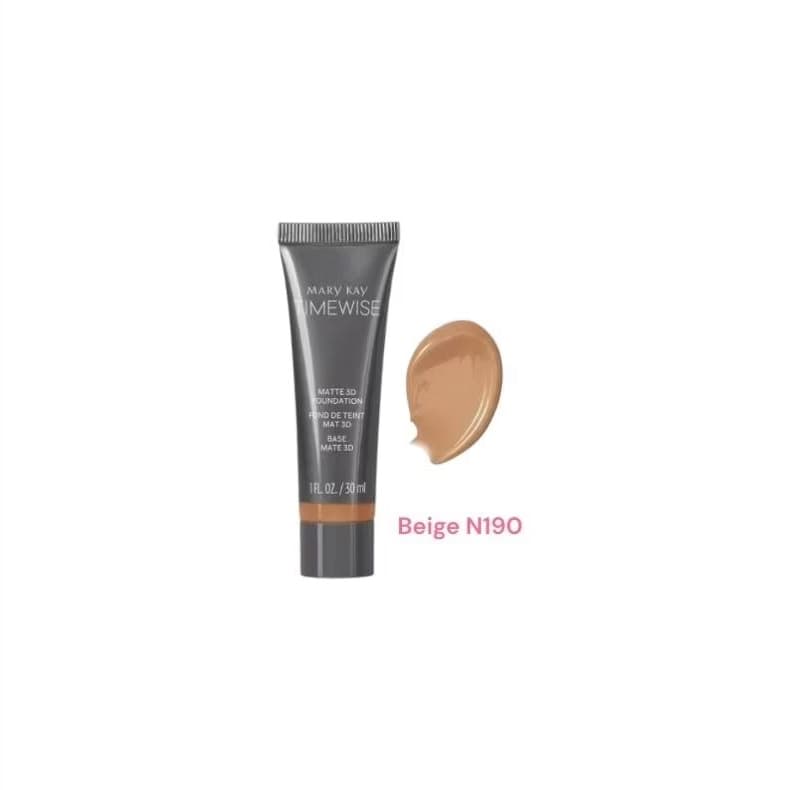 Nova Base Líquida 3D time wise Matte Longa duração