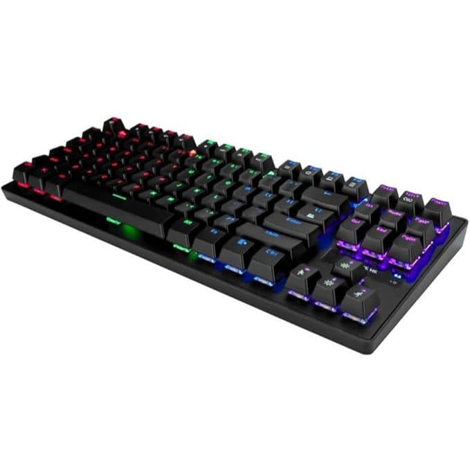 Teclado Gamer Xtrike GK-979 – Mecânico, RGB Rainbow, Switch Blue, Ideal para Jogos