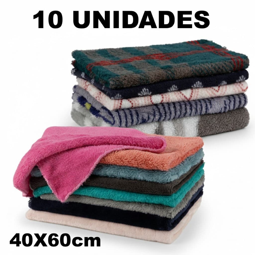 kit 10 Panos De Limpeza Microfibra Multiuso Casa Carro Não Arranha limpeza e Cera Cuidados cozinha!!