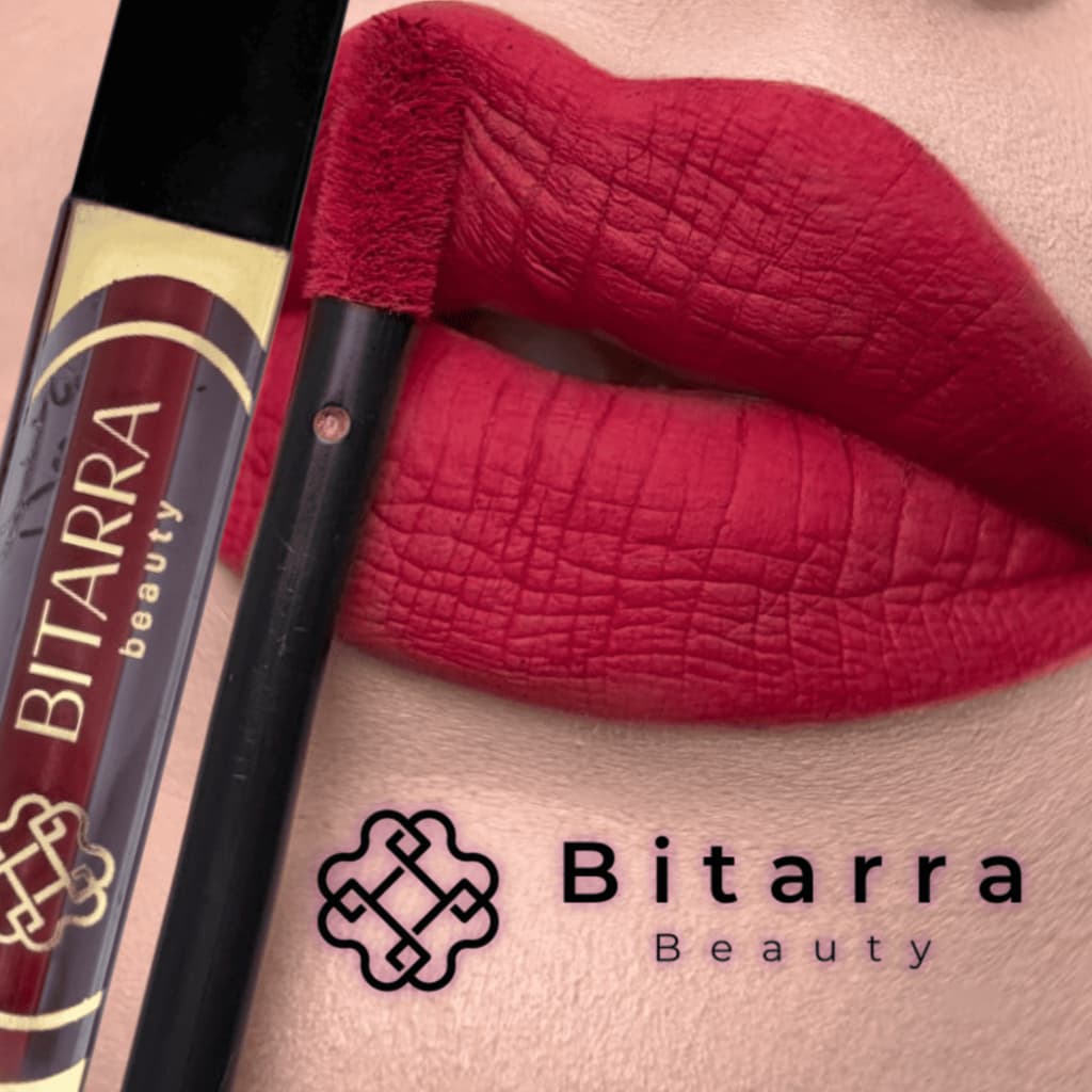 Batom Liquido Bitarra by Bel Spinosa 4ml  – Matte, Alta Pigmentação, Longa Duração e Secagem Rapida