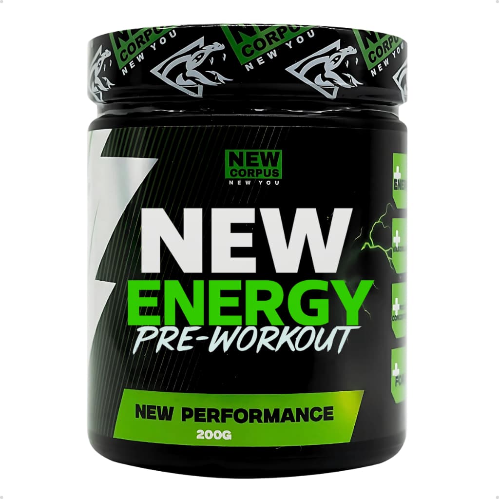 Suplemento Pré Treino New Energy 200g Sabores - New Corpus