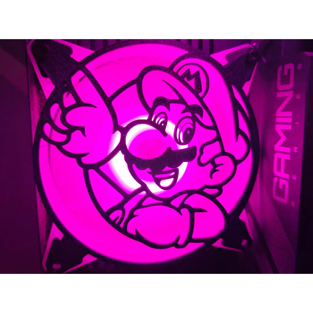 Grade Fan 120mm Super Mario PC Gamer Mario Luigi Bowser Cooler Setup Gamer