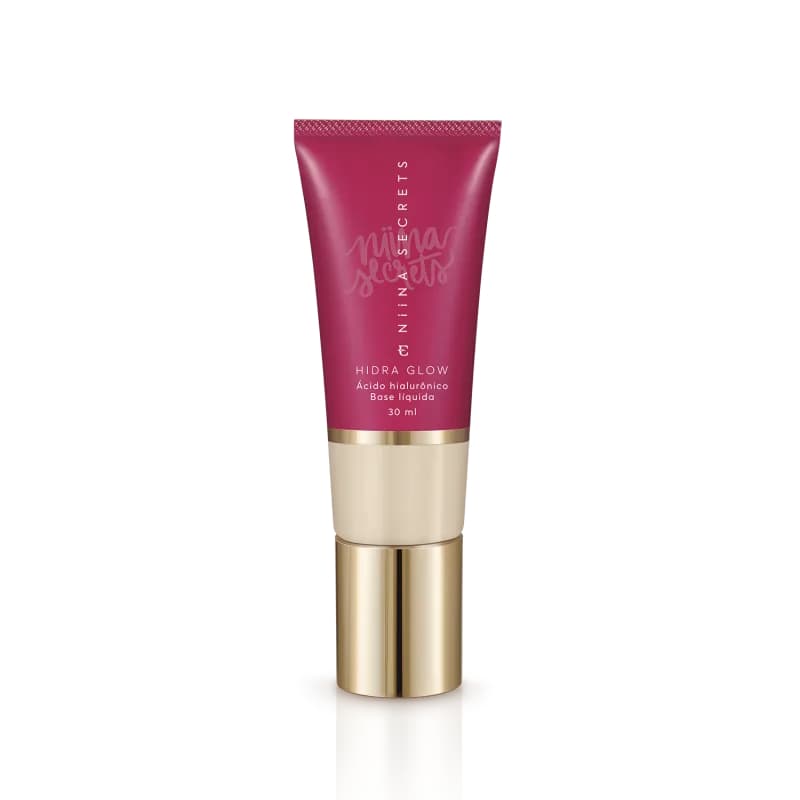 Base Líquida Niina Secrets Hidra Glow 30ml - Cores