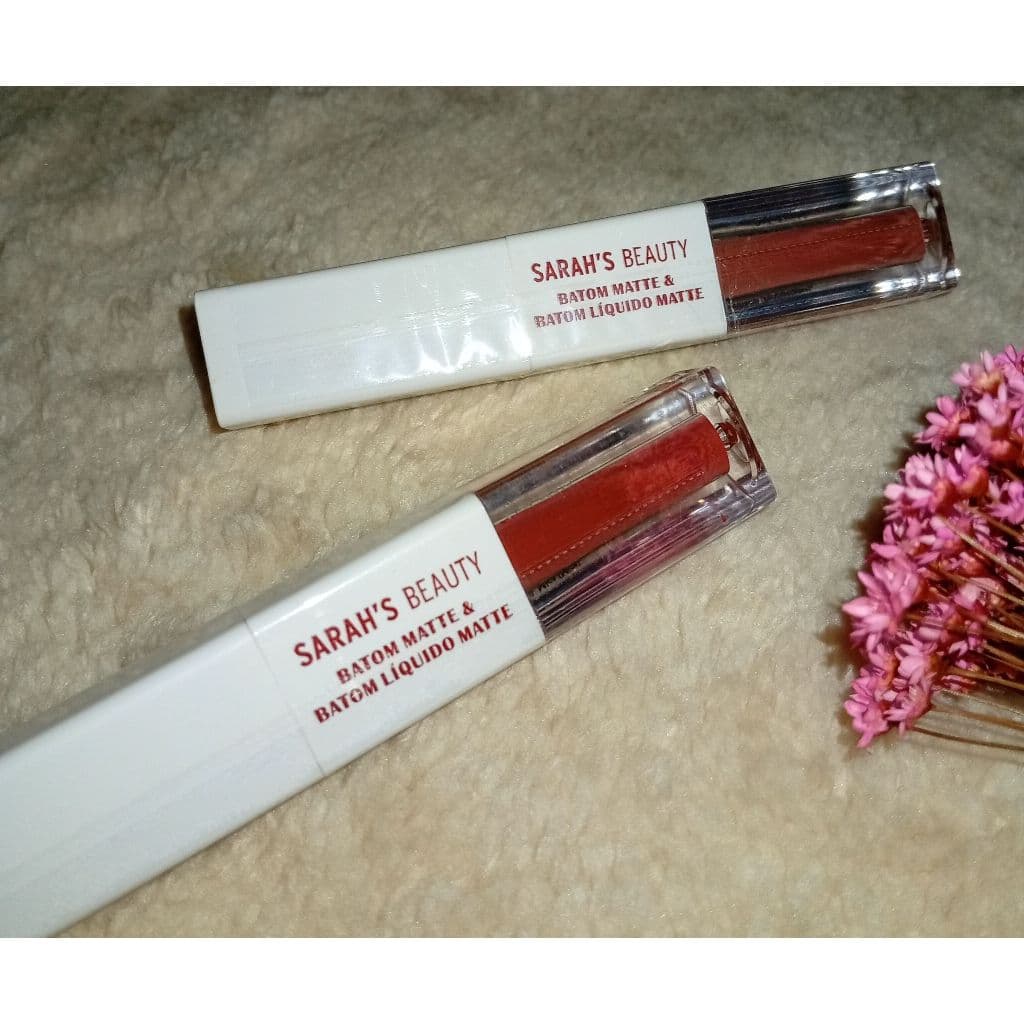 BATOM MATTE & BATOM LÍQUIDO MATTE 2 EM 1 SARAH`S