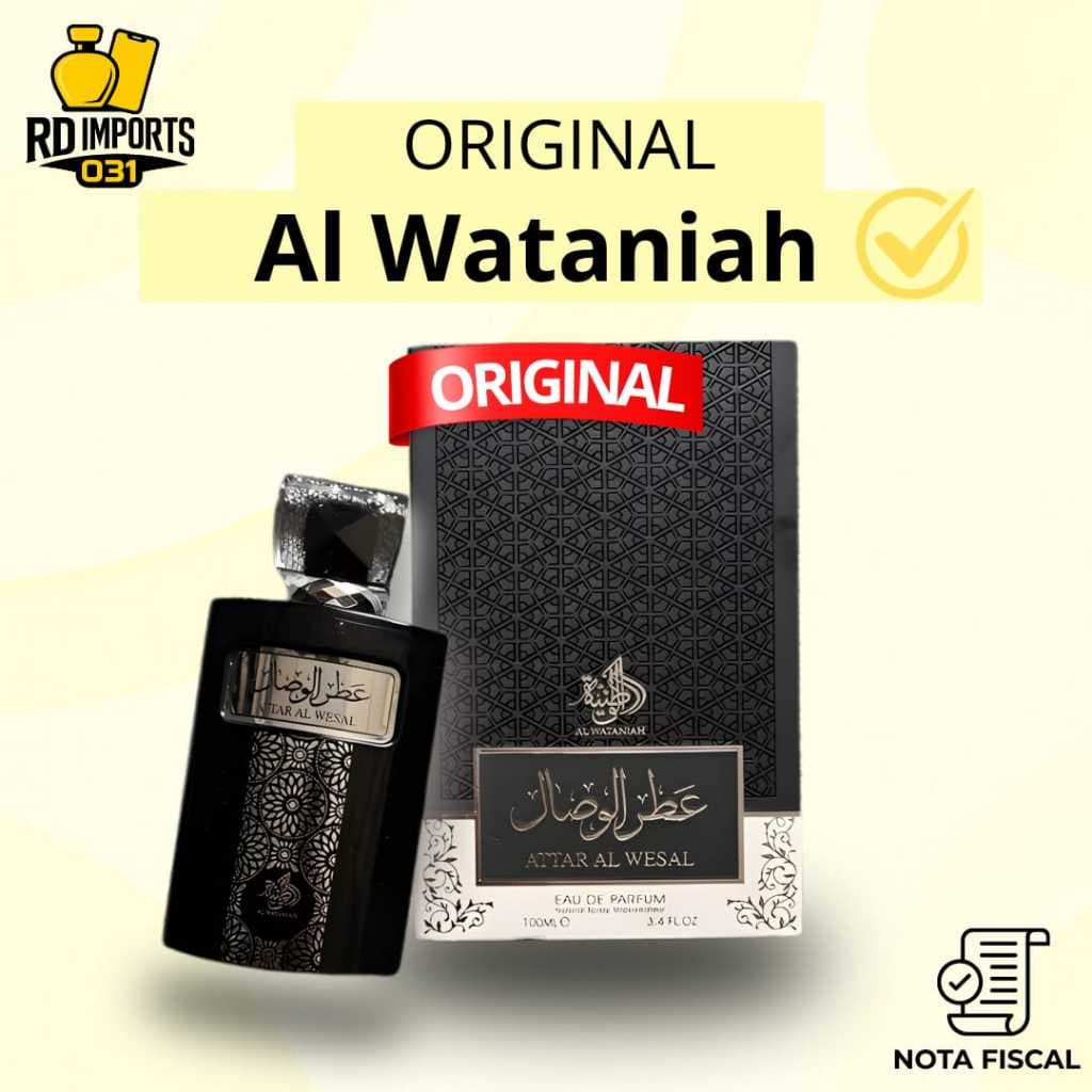 Perfume Árabe Attar Al Wesal Al Wataniah Masculino 100 Ml Original Importado com Nota Fiscal
