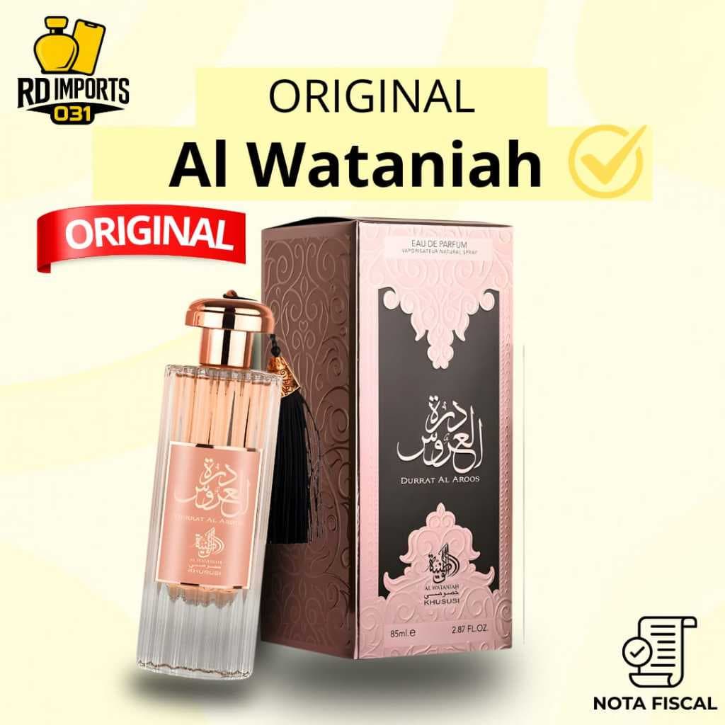Perfume Árabe Importado Durrat Al Aroos Al Wataniah 85ml Edp Feminino Original Lacrado com NF