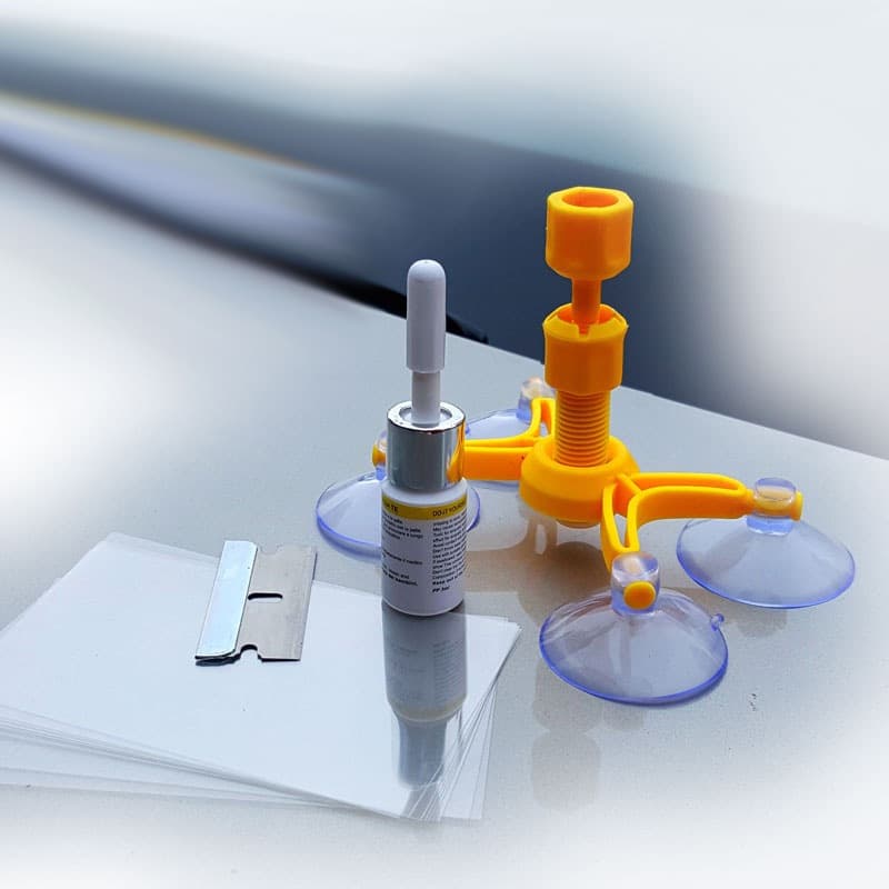 Reparador de Parabrisa Trincado - Kit com Resina Alemã para Vidros de Carro