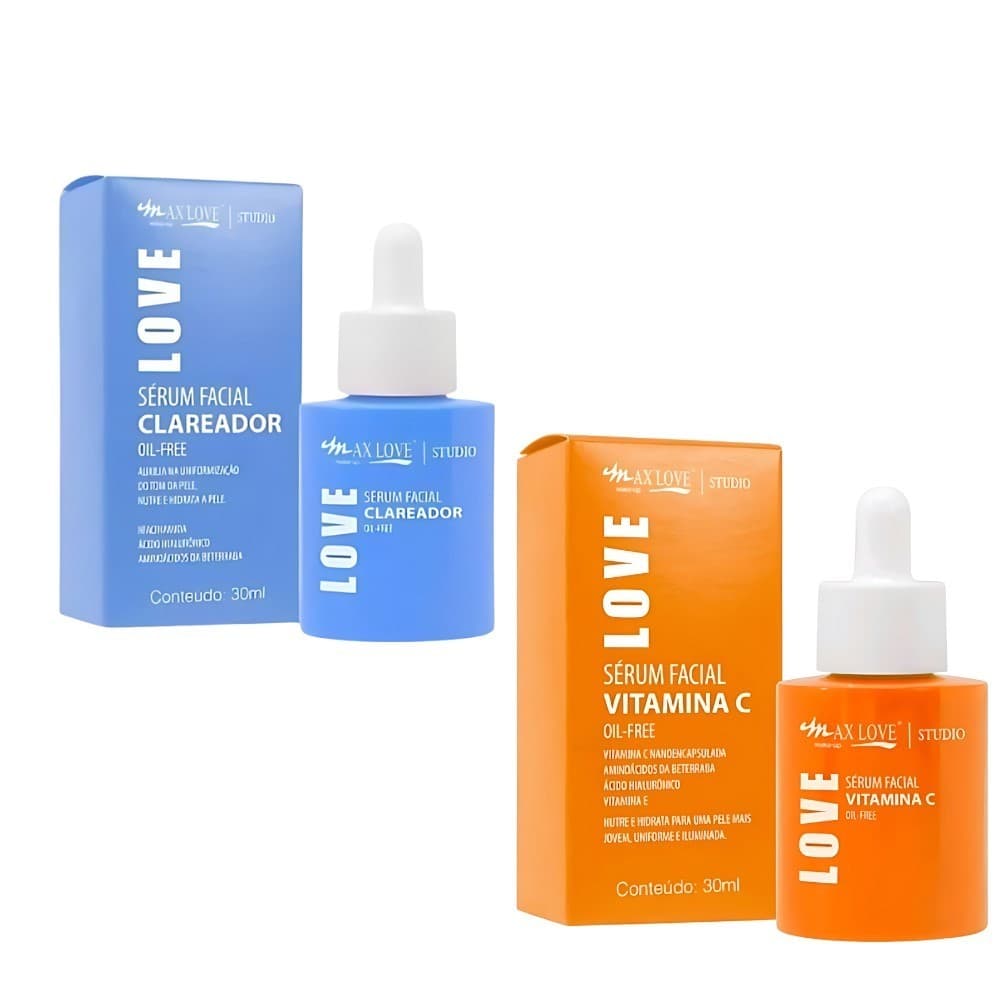 KIT SERUM FACIAL VITAMINA C + SERUM CLAREADOR.