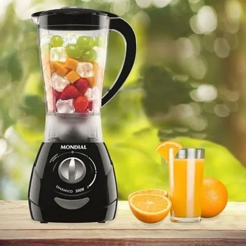Liquidificador Mondial Power Black 550W – Potente, Resistente e Ideal para Sucos, Vitaminas