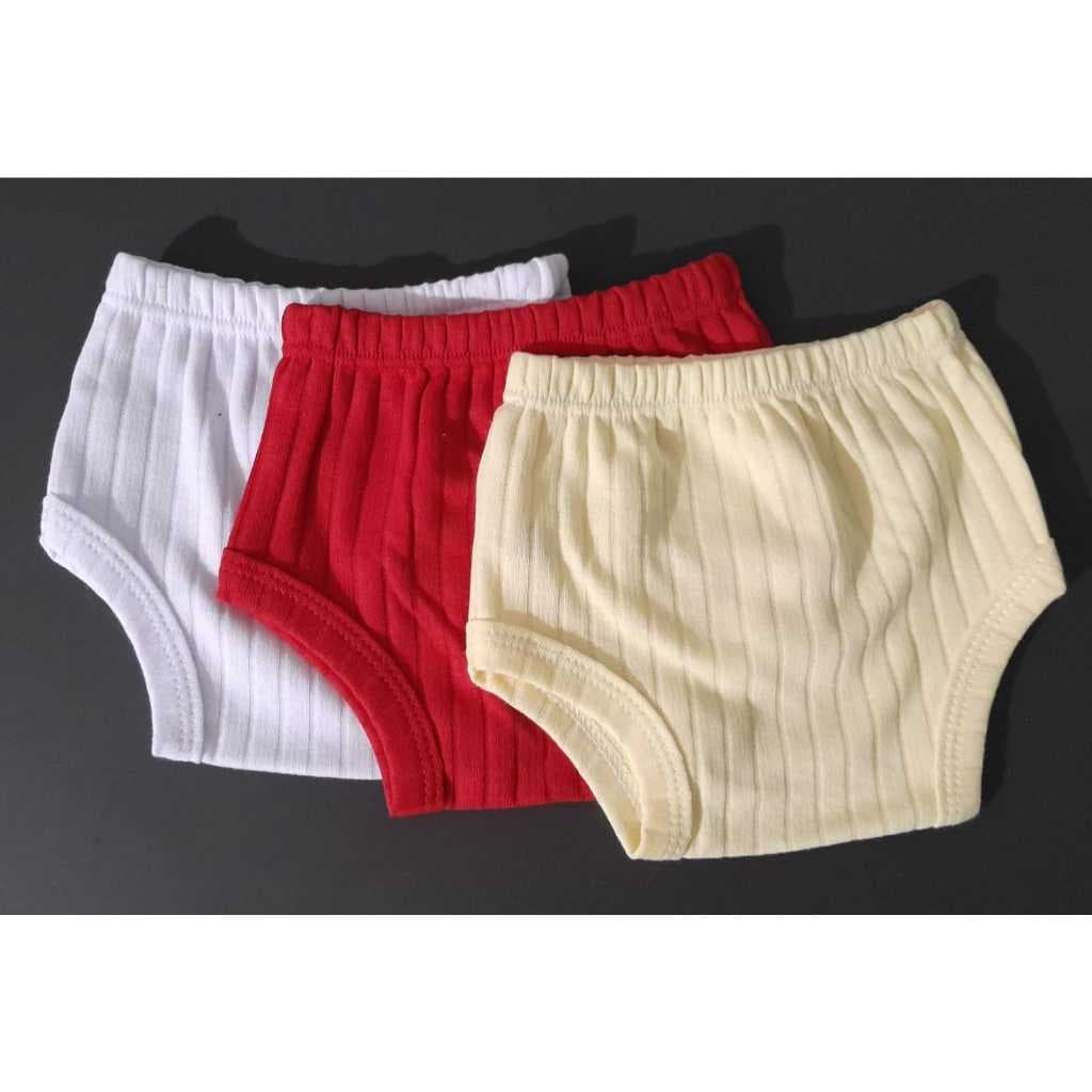 Kit 3 Tapa Fraldas Canelados Infantil – 100% Algodão | Tamanhos P, M e G