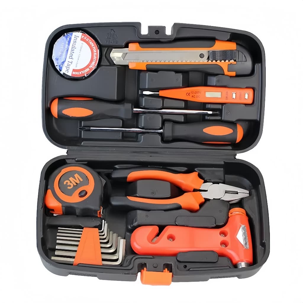 Kit de Ferramentas 16 Peças com Maleta – Completo, Portátil e Ideal para o Dia a Dia