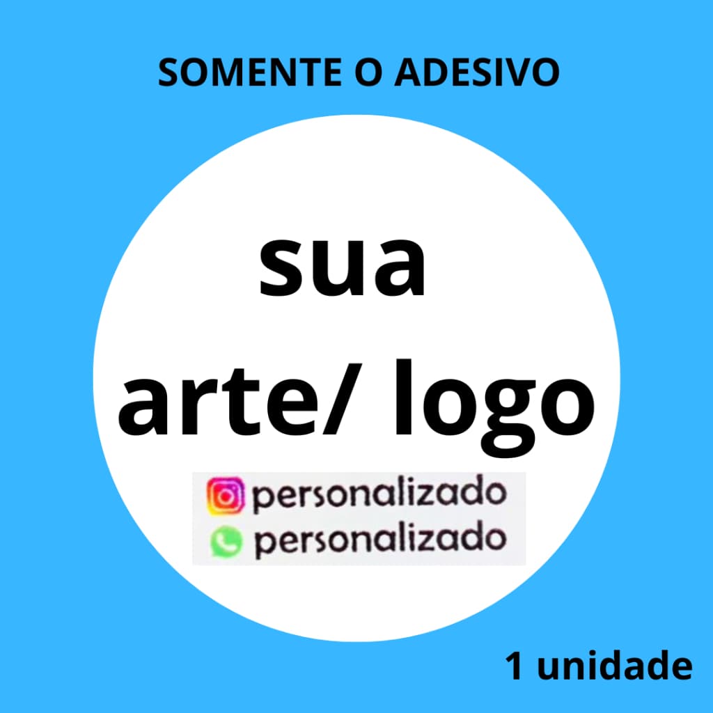 Adesivo Personalizado – Personalize com Sua Logo ou Imagem/ Tamanho variados