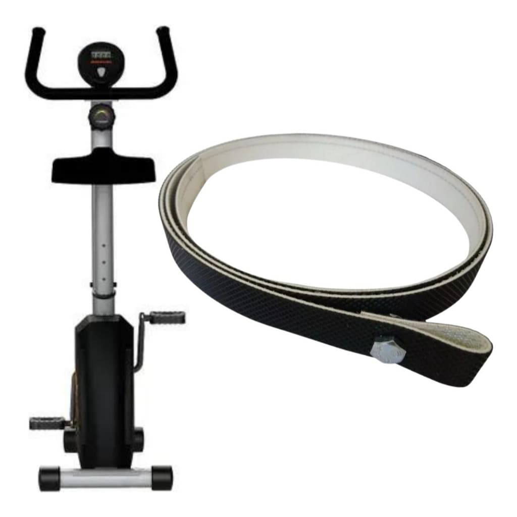 Cinta Carga Freio Bicicleta Ergométrica Moviement House Fit Com Trava Preto - 1,15 m x 2,0 cm Compatível Caloi