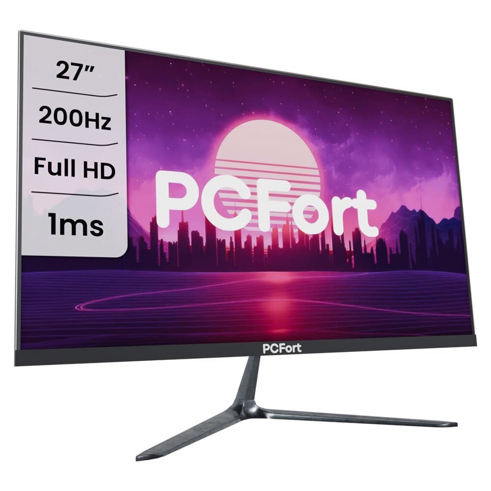 Monitor Gamer PCFort T2703-200 27" 1ms 200Hz LED Full HD 100% sRGB  Freesync/Gsync