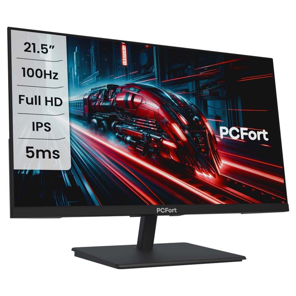 Monitor Gamer PCFort T217 21.5'' IPS 100hz Full HD  - VGA - HDMI - VESA