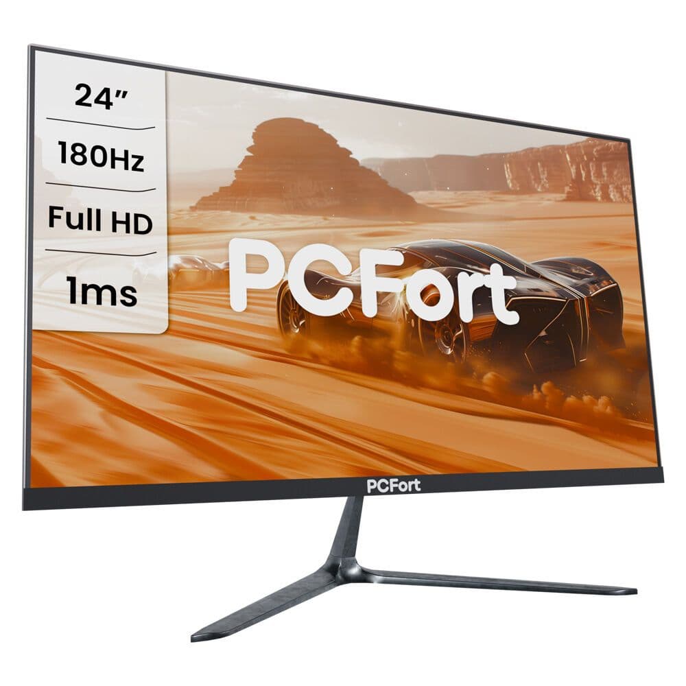 Monitor Gamer PCFort H238F180 24" 1ms 180Hz LED Full HD 100% sRGB Freesync/Gsync