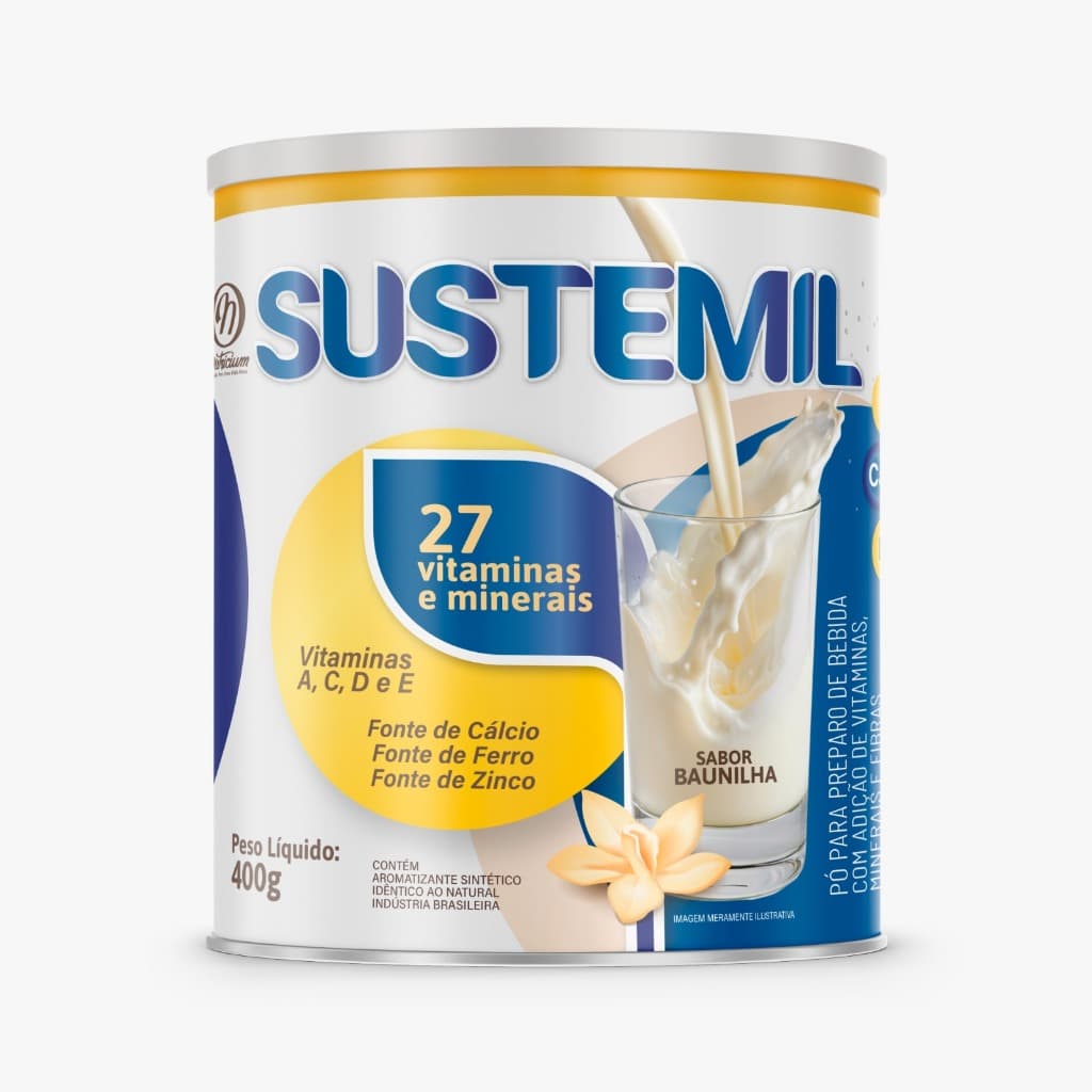 Sustemil 400g – Suplemento Alimentar Enriquecido com 27 Vitaminas e Minerais