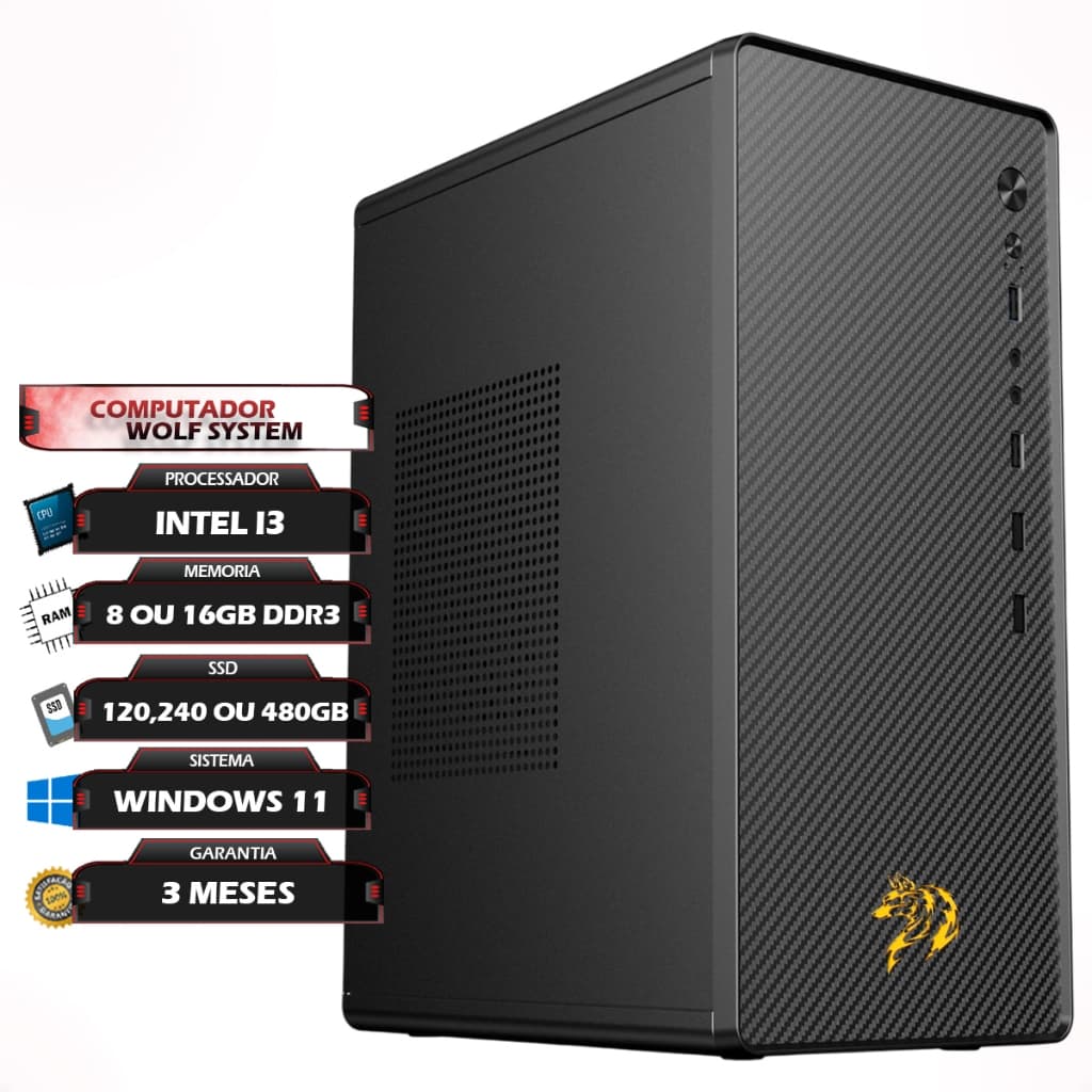 Pc Computador Home Office Intel Core I3 3a Geração